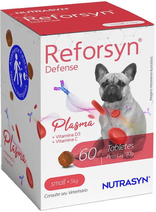 Suplemento Vitamínico Nutrasyn Reforsyn Small para Cães de Pequeno Porte - 60 Tabletes