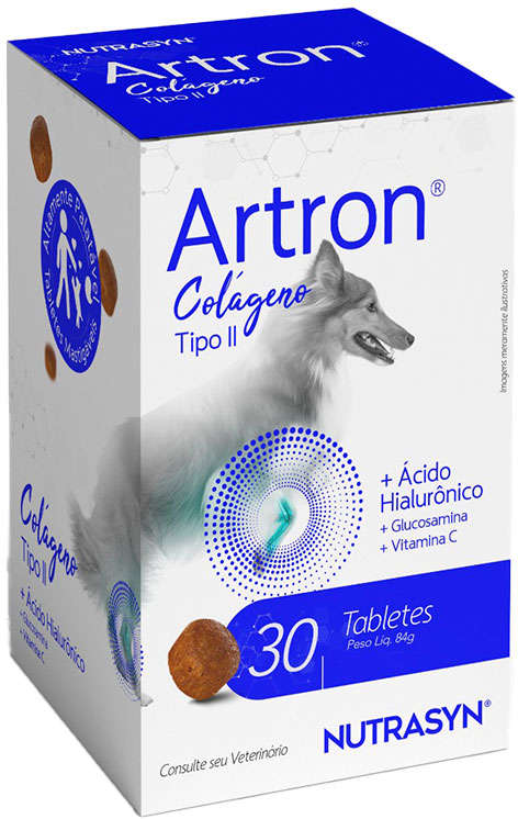 Suplemento Vitamínico Nutrasyn Artron Tipo II para Cães - 30 Tabletes
