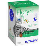Suplemento Vitamínico Nutrasyn Floryn para Gatos - 45 Tabletes