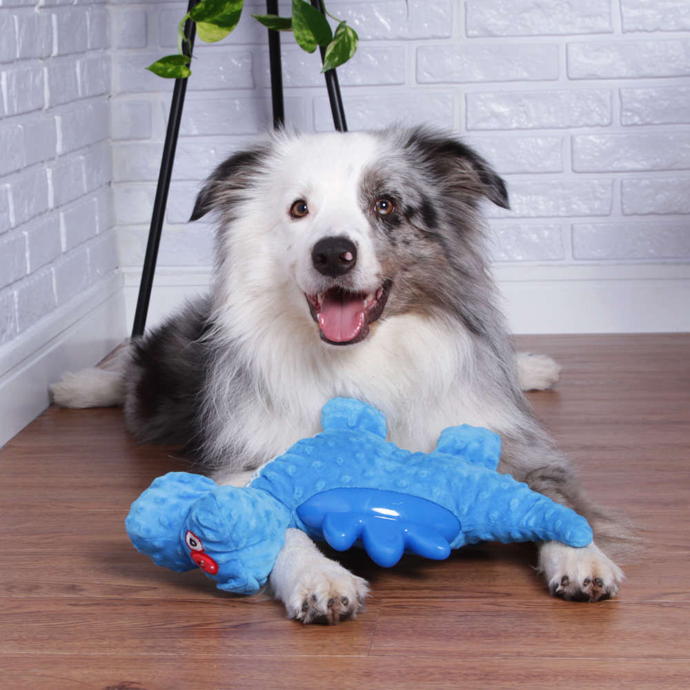Brinquedo Chalesco Pelúcia Dinorex para Cães - Tam. Único