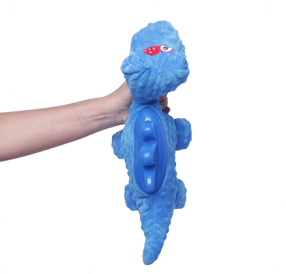 Brinquedo Chalesco Pelúcia Dinorex para Cães - Tam. Único