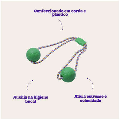 Brinquedo Duo Ball Divercão Verde