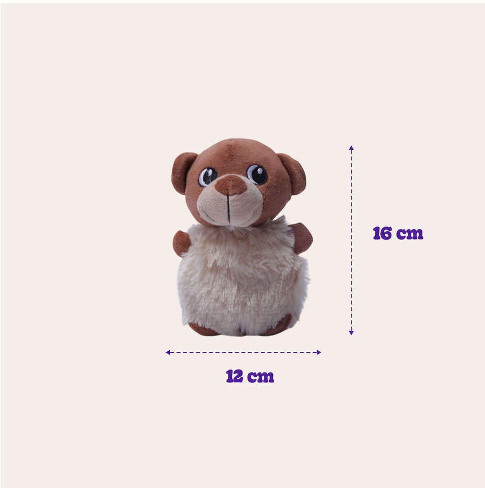 Brinquedo Pelúcia Ursinho Plush para Cães - Tam. Único
