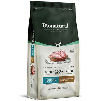 Ração Seca Bionatural Prime Júnior Frango para Cães Filhotes Porte Médio e Grande