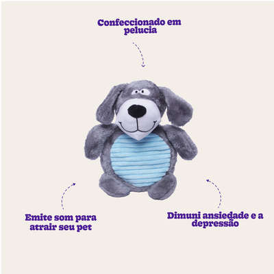 Brinquedo Chalesco Pelúcia Dog Donuts para Cães