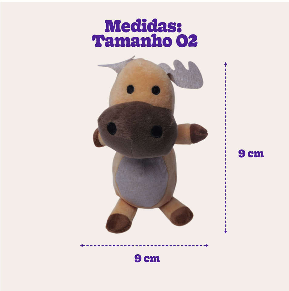 Brinquedo Home Pet Pelúcia Alce - Tam. 02