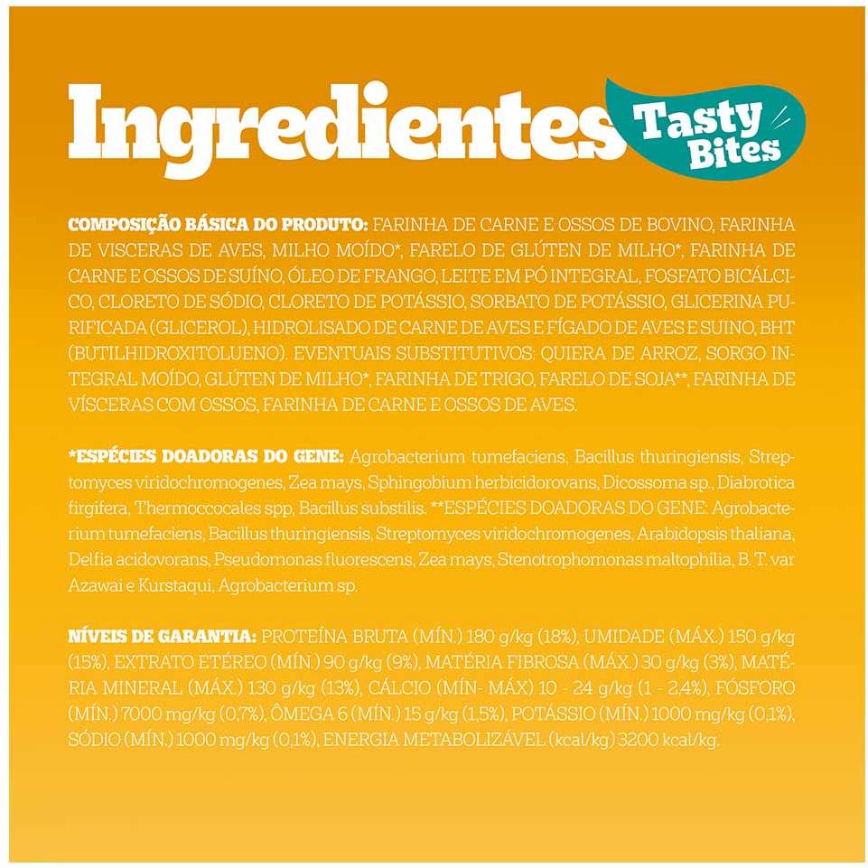 Petisco Pedigree Tasty Bites para Cães Adultos Sabor Carne Suculenta - 130 g