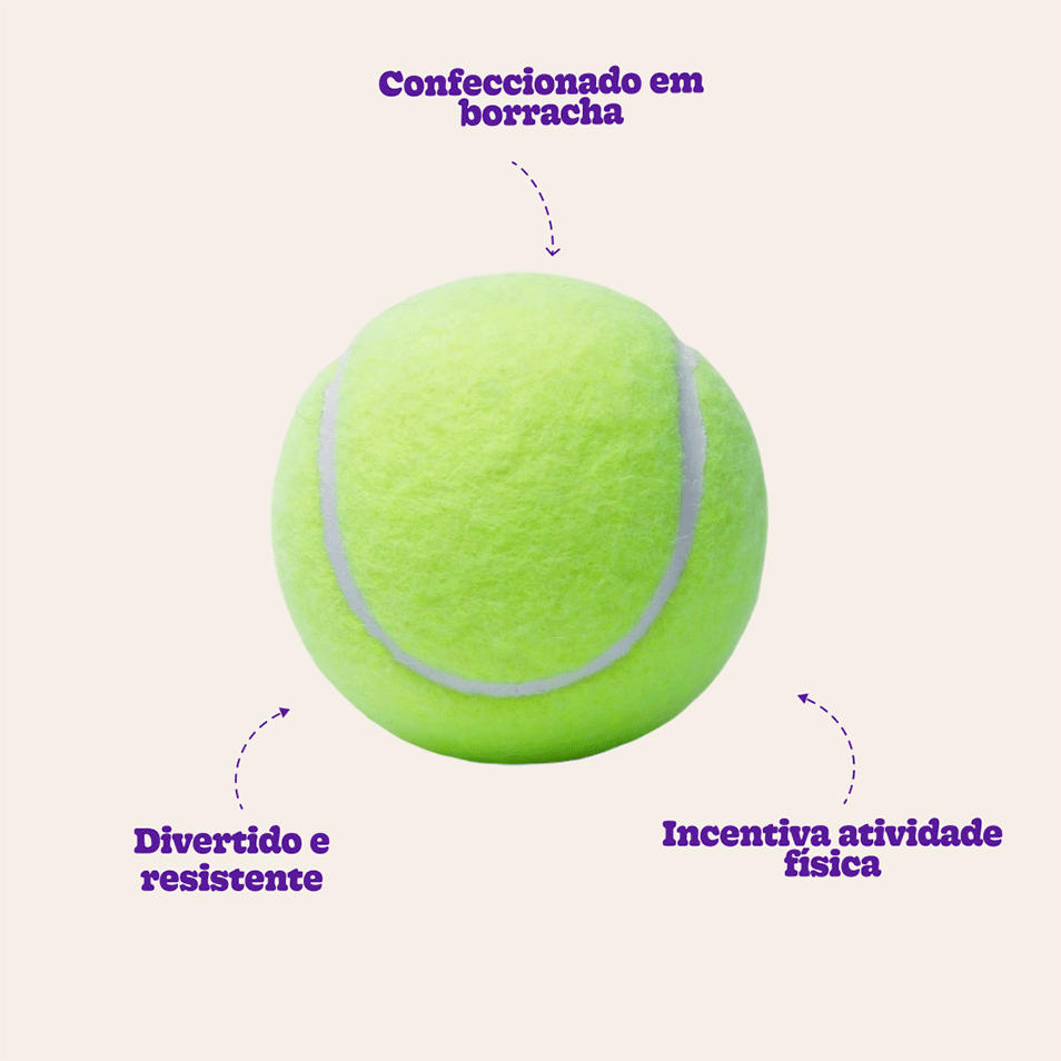 Brinquedo LCM Bola de Tênis - Amarela