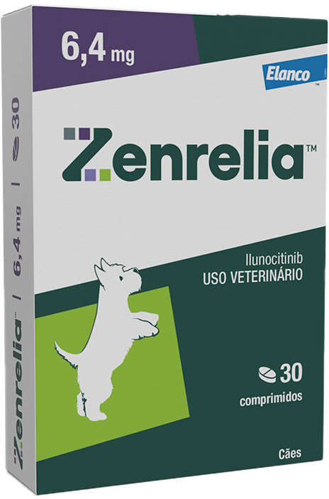 Tratamento Dermatológico Elanco Zenrelia 6,4 mg para Cães - 30 Comprimidos