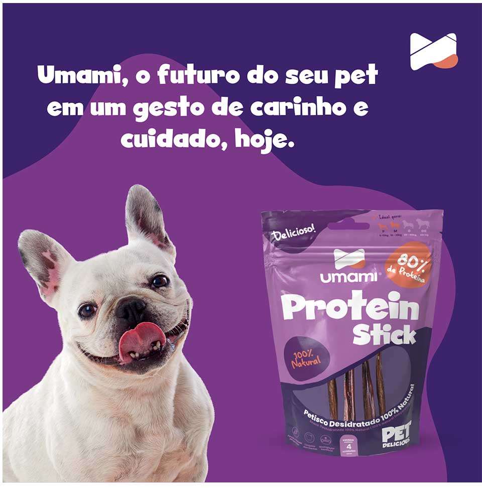 Petisco Umami Protein Stick para Cães - 4 Unidades