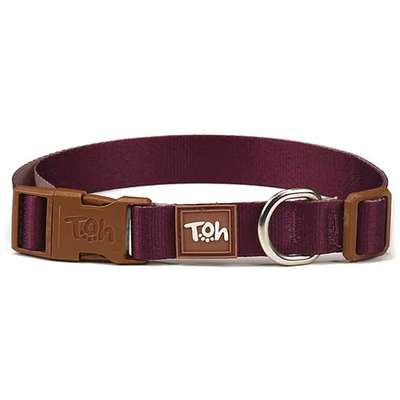 Coleira Pop Bordo Caqui