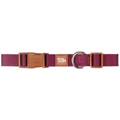 Coleira Pop Bordo Caqui