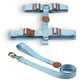 Conjunto Peitoral H e Guia Azul