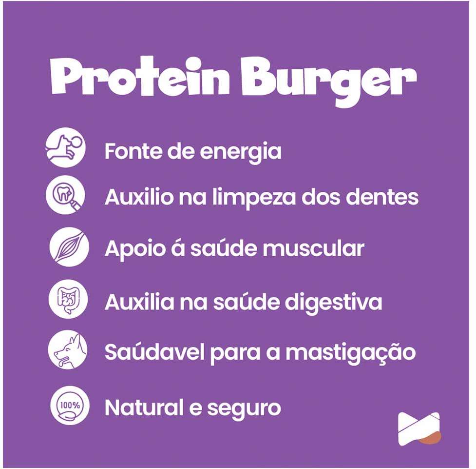 Petisco Umami Protein Burger para Cães - 4 Unidades