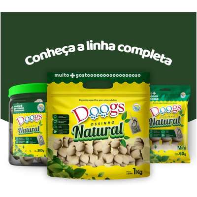 Osso Doogs Super Premium para Cães Porte Grande Sabor Baunilha