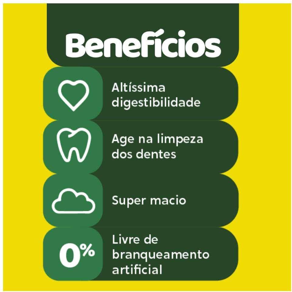 Osso Doogs Super Premium para Cães Porte Grande Sabor Baunilha - 1Kg