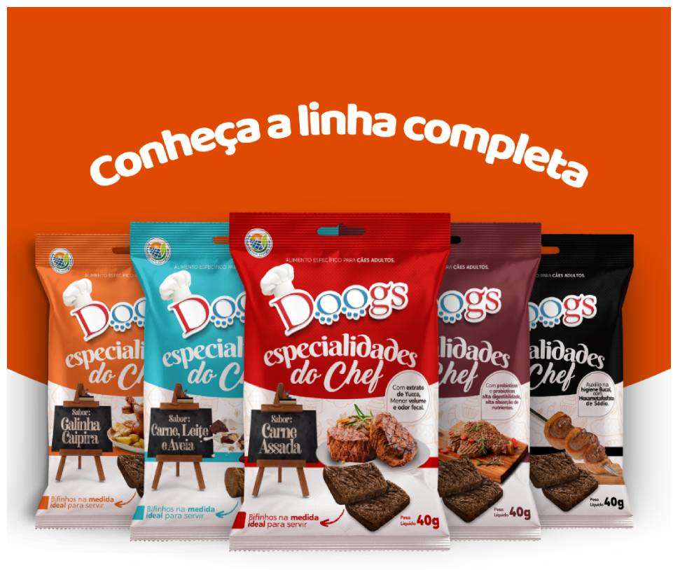 Petisco Doogs Especialidades do Chef Galinha Caipira para Cães - 40 g