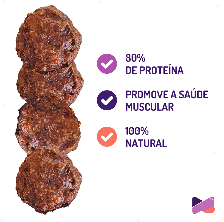 Petisco Umami Protein Burger para Cães - 4 Unidades