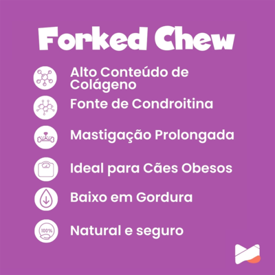 Osso Umami Forked Chew para Cães