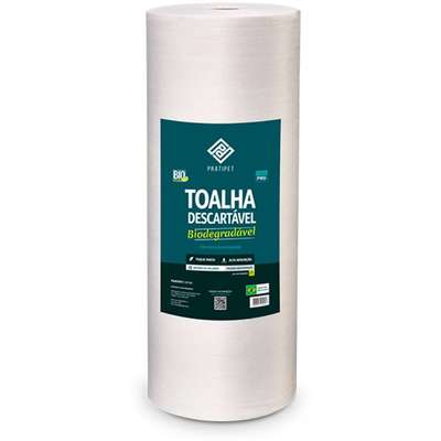 Toalha Descartável Pratipet Biodegradável para Cães e Gatos