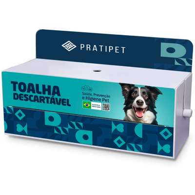Porta Toalha Descartável Pratipet para Cães e Gatos