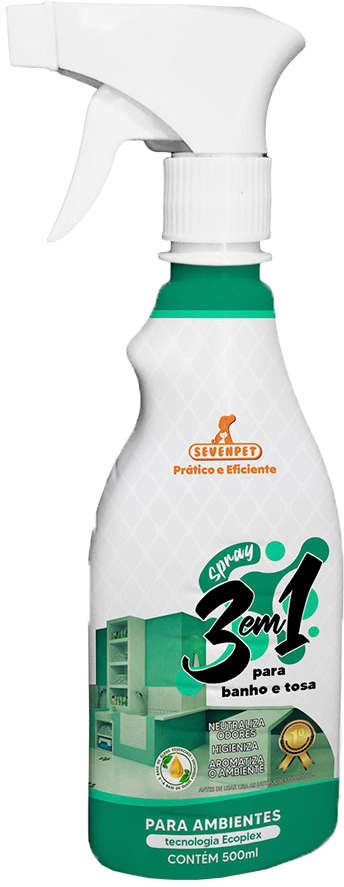 Neutralizador de Odores Sevenpet 3 em 1 - 500 mL