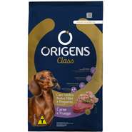 Ração Seca Origens Class Carne e Frango para Cães Adultos de Porte Mini e Pequeno - 3Kg