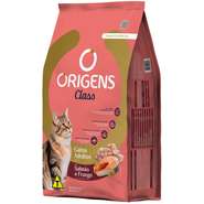 Ração Seca Origens Class Salmão e Frango para Gatos Adultos - 1Kg