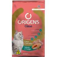 Ração Seca Origens Class Salmão e Frango para Gatos Castrados - 10,1Kg