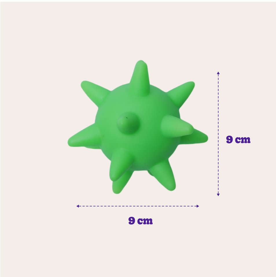 Brinquedo Home Pet Bola Cravo Vinil Verde - 10 cm