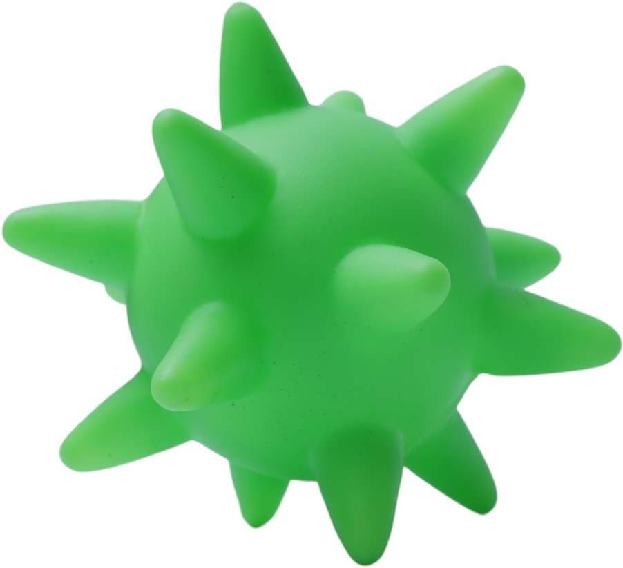 Brinquedo Home Pet Bola Cravo Vinil Verde - 10 cm