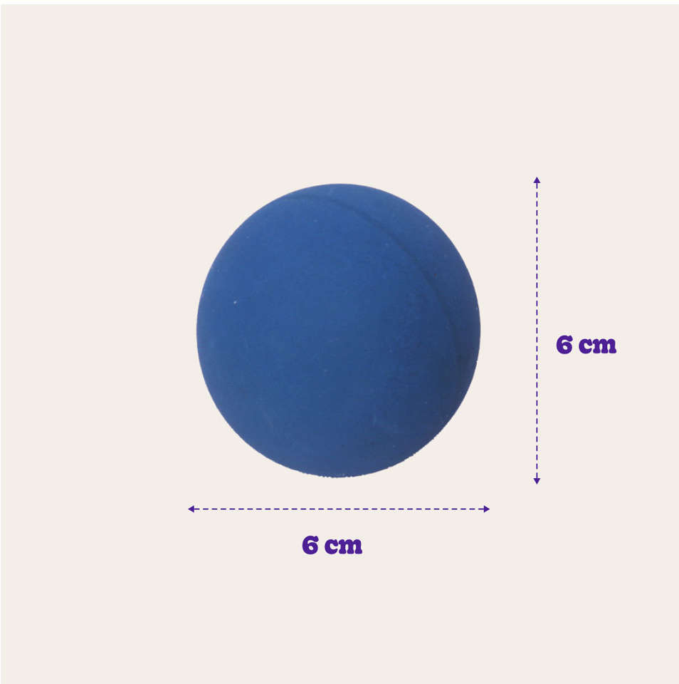 Brinquedo LCM Bola de Borracha Natural Oca - Azul