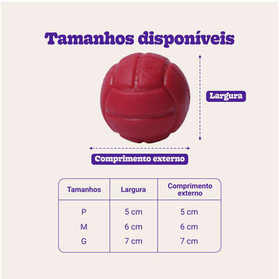 Brinquedo Duratoys Bola Lisa Vermelha