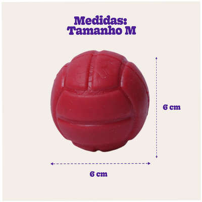 Brinquedo Duratoys Bola Lisa Vermelha