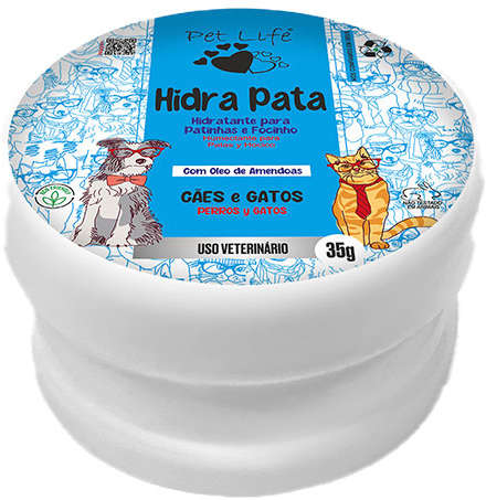Hidratante de Patinhas e Focinho Pet Life para Cães e Gatos - 35 g