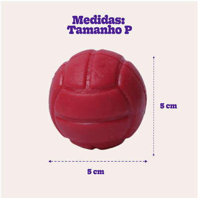 Brinquedo Duratoys Bola Vôlei Vermelha