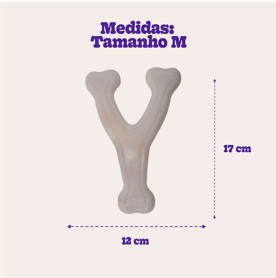 Brinquedo Forquilha de Bamboo Natural - Tam. M