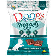 Nuggets Doogs Dental Fresh para Cães Adulto Sabor Menta - 40 g