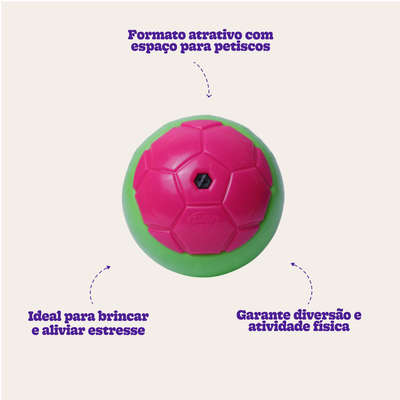 Brinquedo Bolinha Petisqueira Rosa