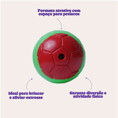 Brinquedo Bolinha Petisqueira Vermelho”