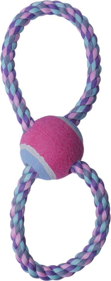 Brinquedo Bola de Tênis com Corda para Cães - Tam. Único