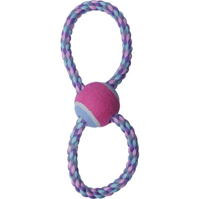 Brinquedo Bola de Tênis com Corda para Cães