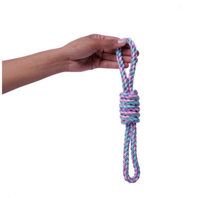 Brinquedo Mordedor Corda em 8 Twisted para Cães