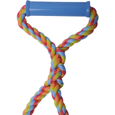 Brinquedo Puxa Bola de Tênis Colorido para Cães