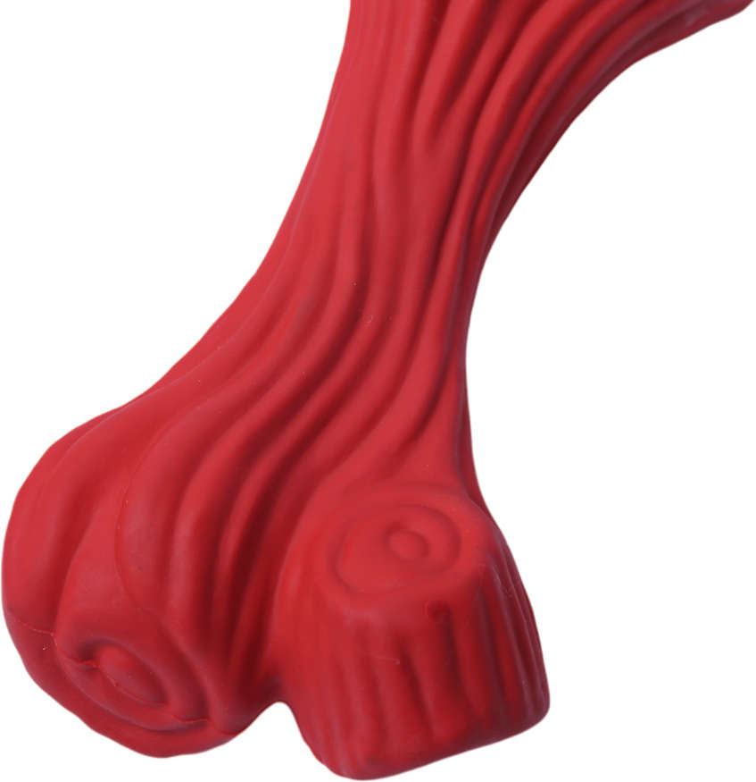 Brinquedo Galho Vermelho Sabor Churrasco para Cães - Tam. Único