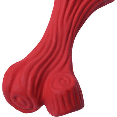 Brinquedo Galho Vermelho Sabor Churrasco para Cães
