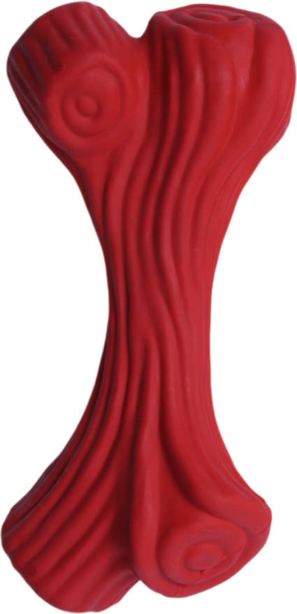 Brinquedo Galho Vermelho Sabor Churrasco para Cães - Tam. Único