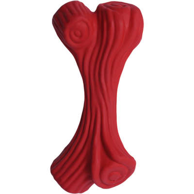 Brinquedo Galho Vermelho Sabor Churrasco para Cães