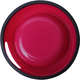 Comedouro Chalesco Plástico com Antiderrapante Rosa