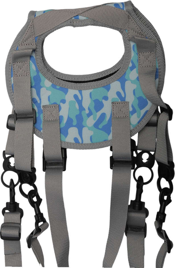 Suporte Pélvico Walkin' Pets Harness Azul - Tam. GG